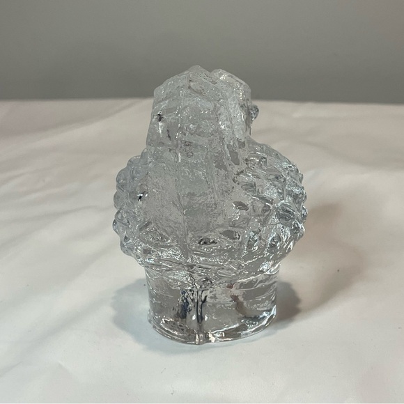 Vintage PUKEBERG Glass CHICKEN Paperweight Figurine - Picture 4 of 7